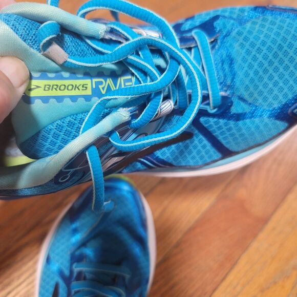 Brooks Ravenna 7 Blue Green Running Shoe Womens Size 7 - Picture 7 of 10